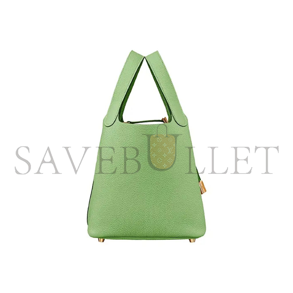 H**mes picotin lock 18 taurillon clemence h073597cc3i (18*18*13cm)